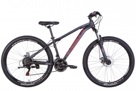 Велосипед ST 27.5 Formula DRAGONFLY AM DD  рама-15 черно-красный (м) 0204/OPS-FR-27.5-193